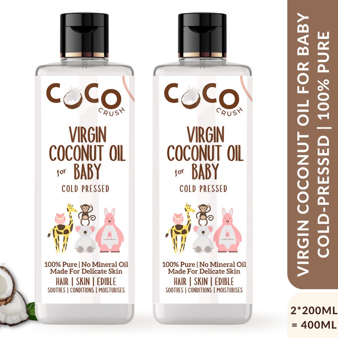Virgin Coconut Oil for Baby Massage | Pure, Natural | Body, Hair |2*200 ml-image-18