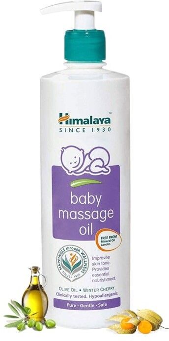 himalaya BABY MASSAGE OIL 500ml | Improves Skin Tone |-picture-16