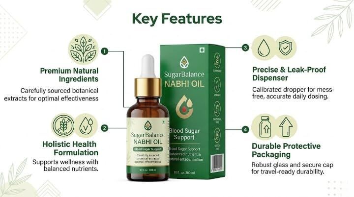 bouqie SugarBalance Nabhi Oil Ayurvedic Herbal Navel Care Wellness Blend External-picture-13