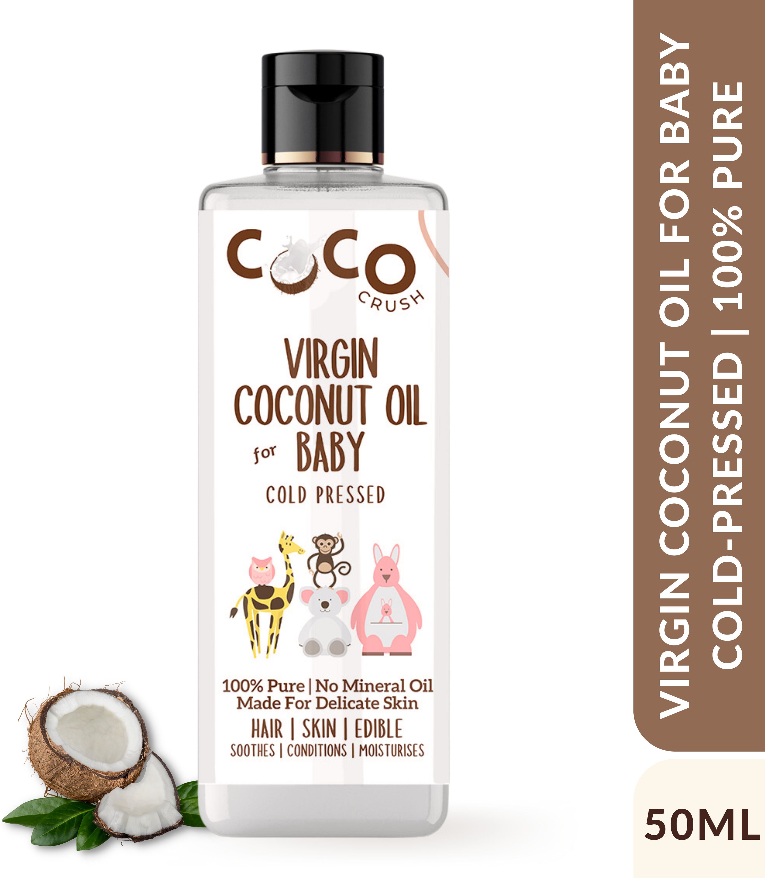coco crush Nourishing Baby Hair Oil, with Virgin Coconut Oil- 100% Pure & cold-pressed-picture-44
