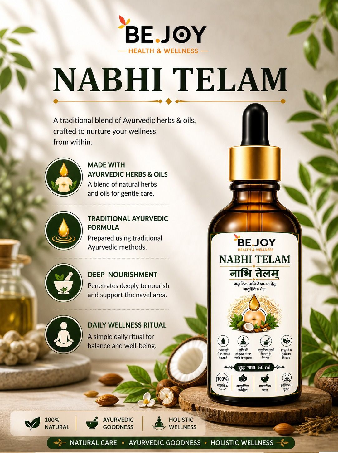 bejoy Nabhi Telam Natural Ayurvedic Oil for Body Nourishment & Daily Ritual-picture-18