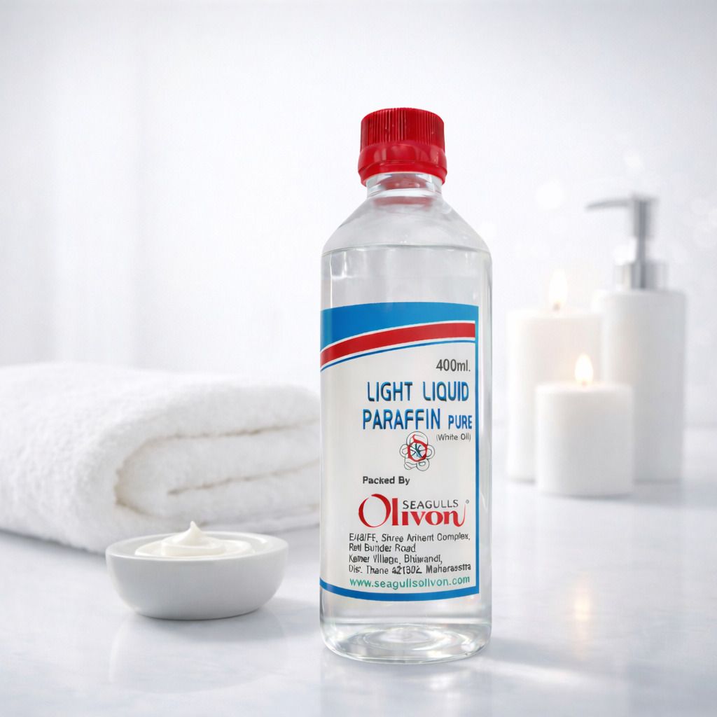 Light Liquid Paraffin | Pure White Oil for Dry, Sensitive Skin | Rehydrates Skin-image-1
