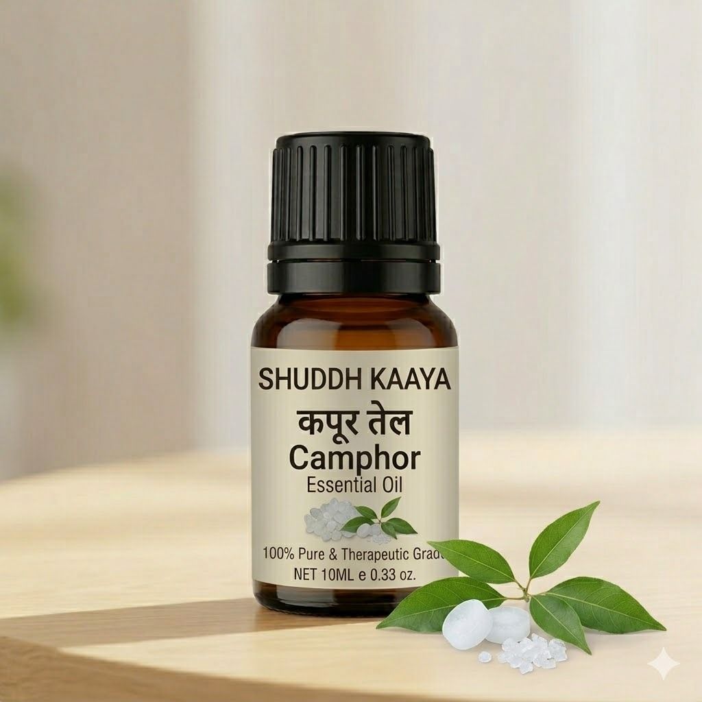 Pure Camphor Essential Oil for Room Diffuser, Meditation, Puja and Aromatherapy-image-3