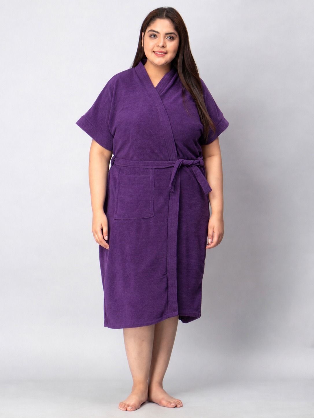 hotgown Purple 3XL Bath Robe-picture-13