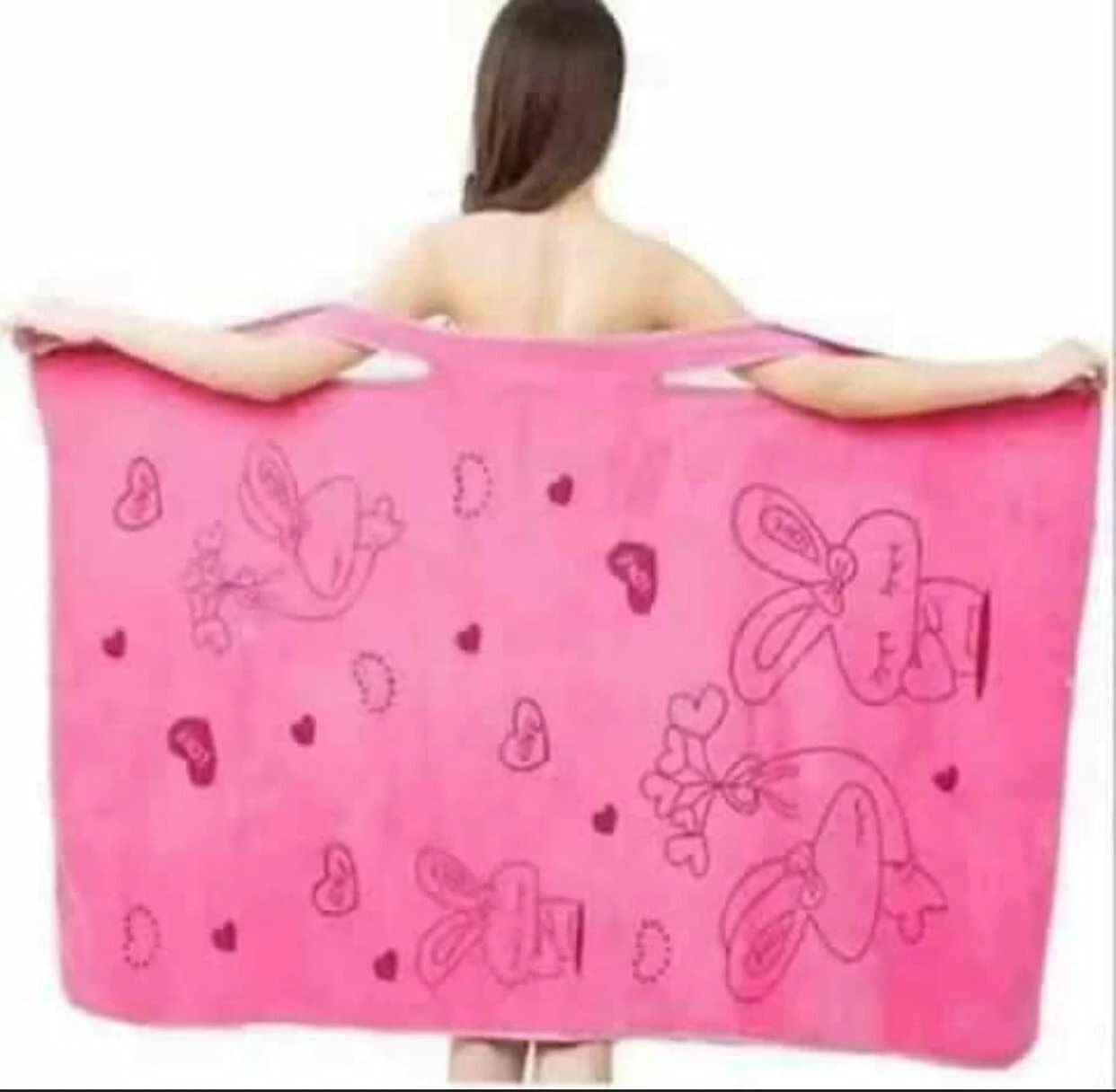 Multicolor Free Size Bath Robe-image-1