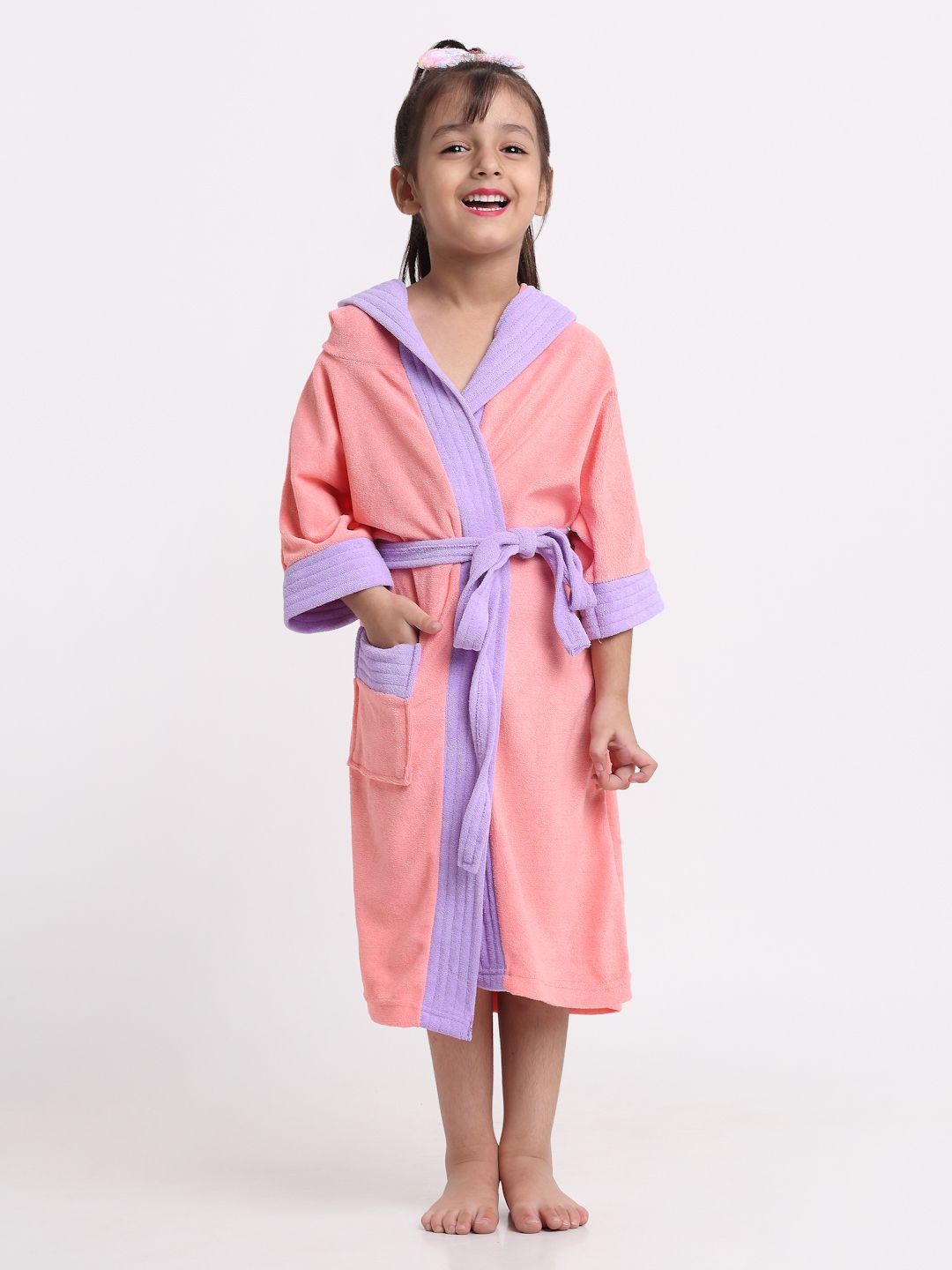 Pink & Lilac XXL Bath Robe