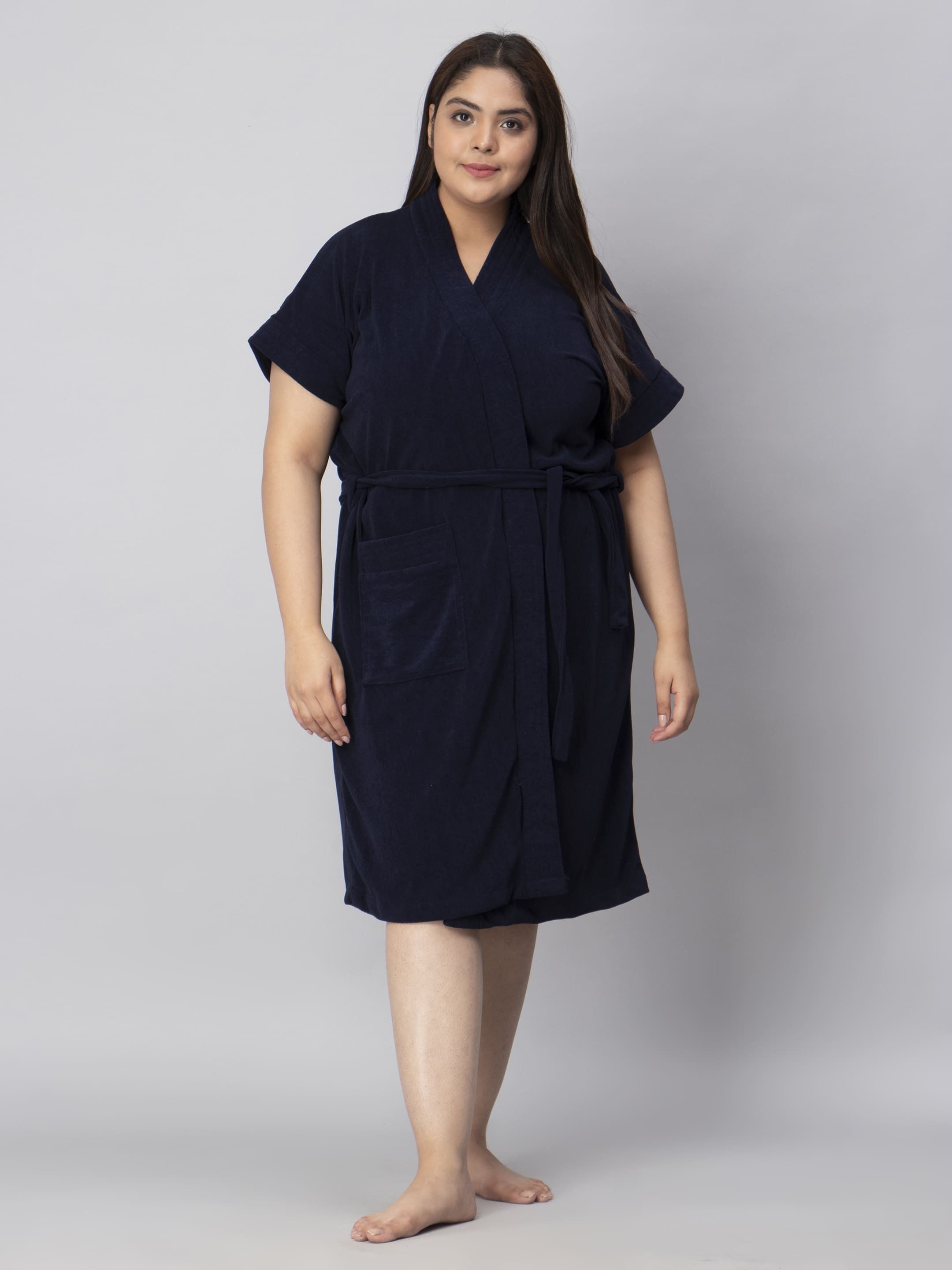 Navy Blue 3XL Bath Robe-image-41