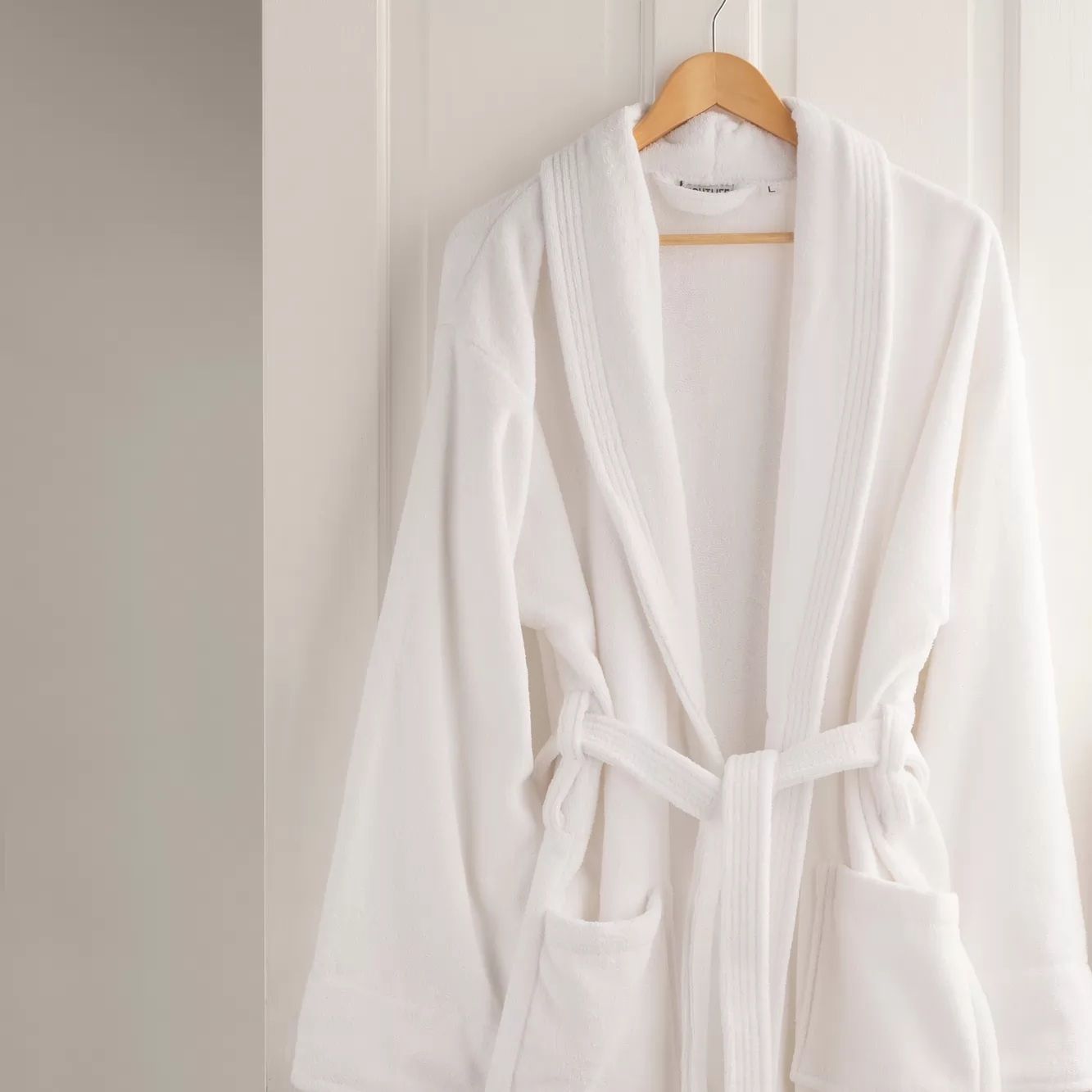 White Medium Bath Robe-image-33