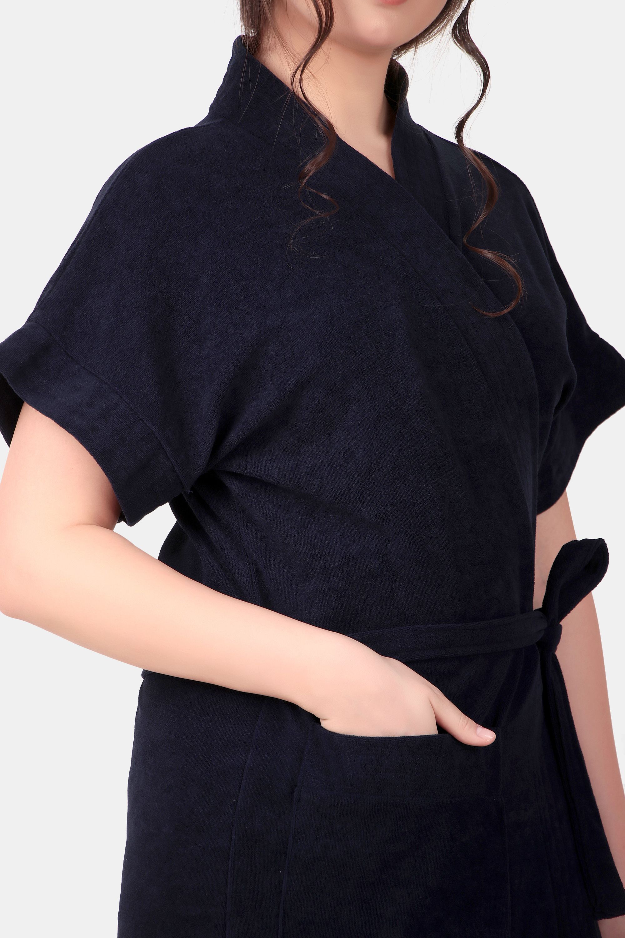 jmjw & sons Navy Blue 3XL Bath Robe-picture-20