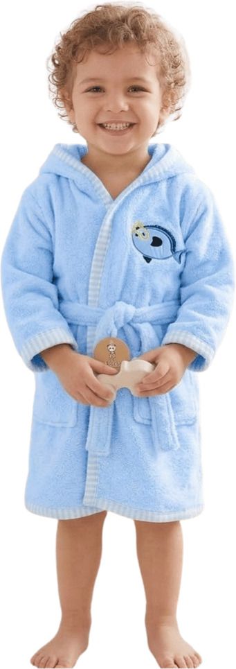 Blue XXL Bath Robe-image-6