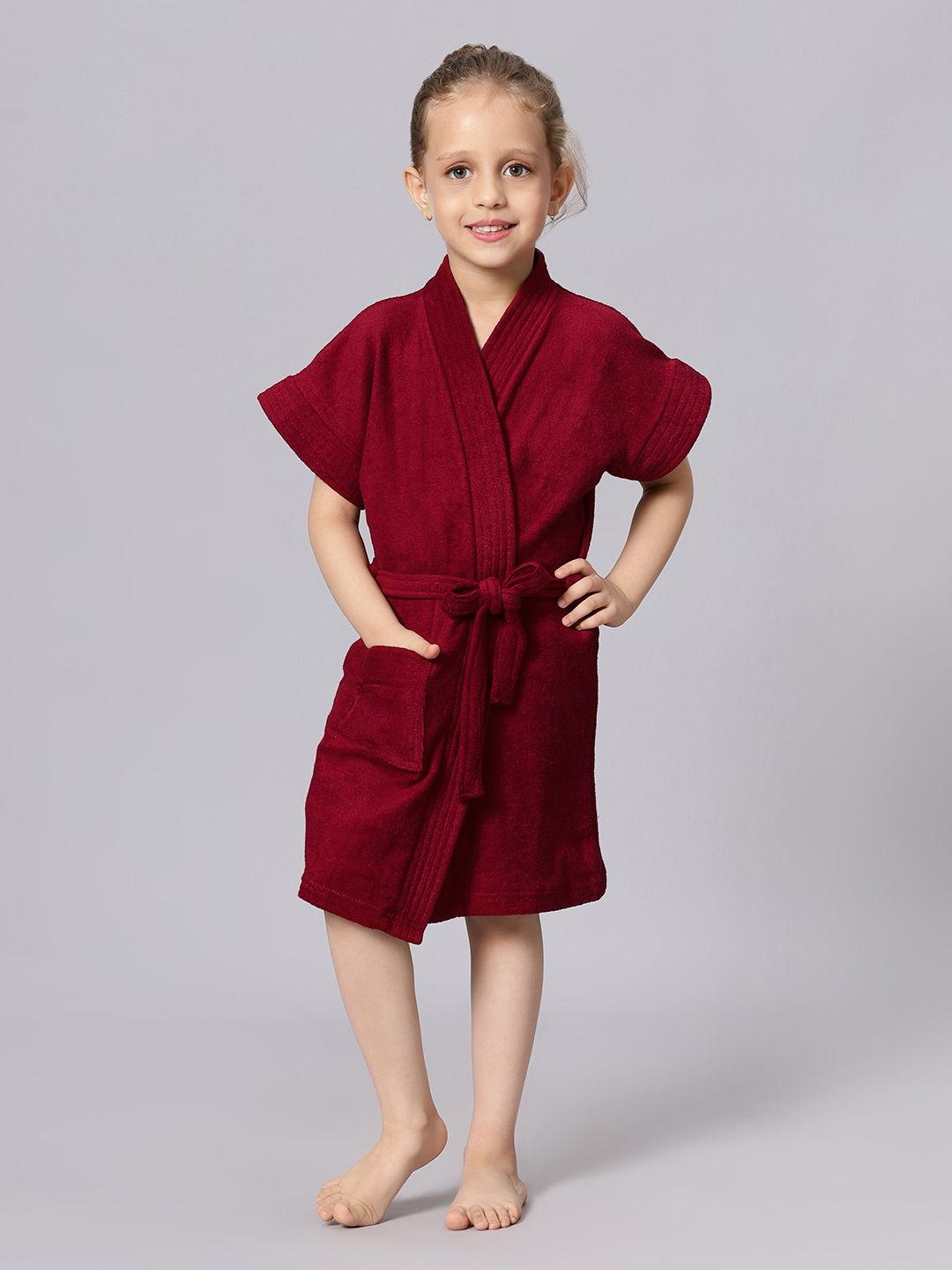 hotgown Maroon XL Bath Robe-picture-11