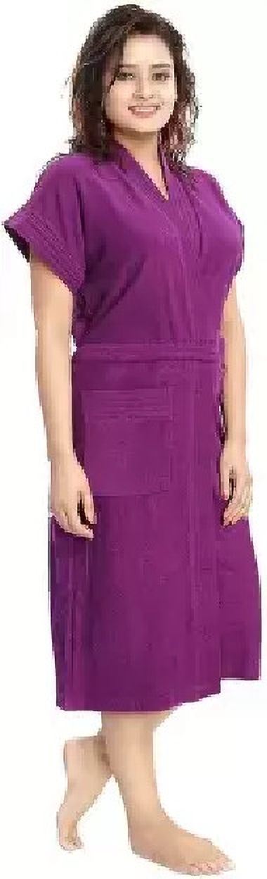 hoboretails Purple Free Size Bath Robe-picture-15