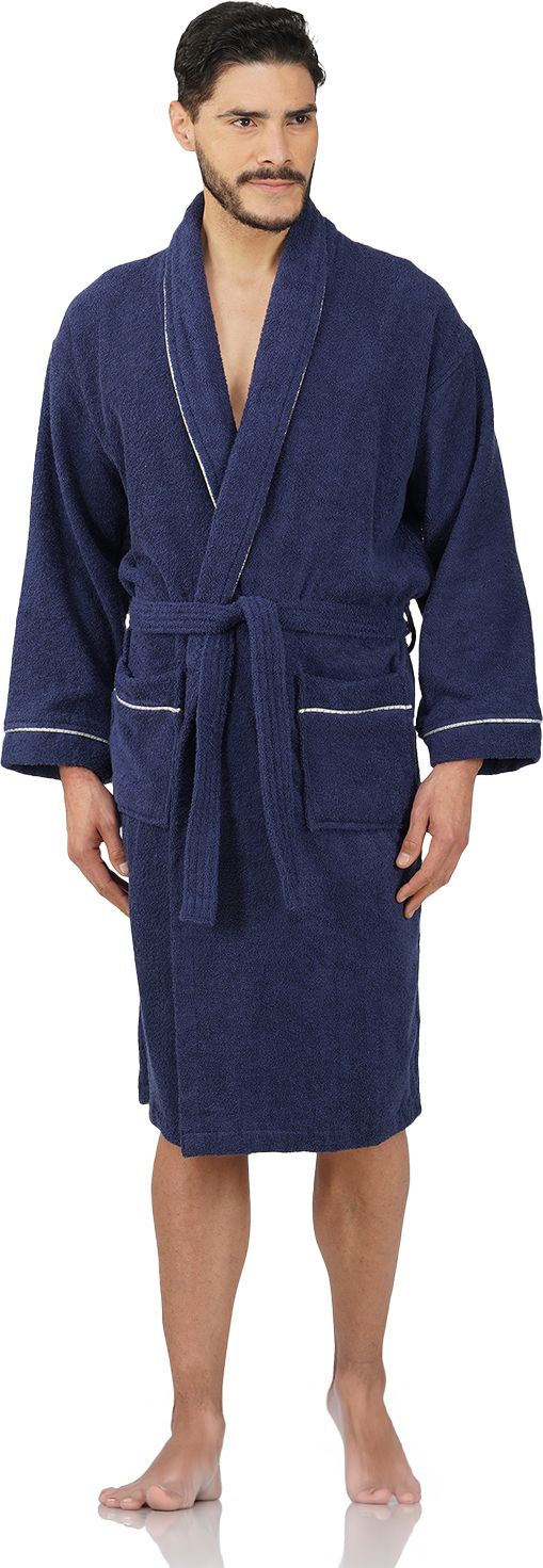 Navy Blue Medium Bath Robe-image-35