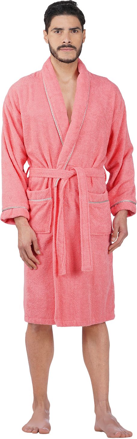 rangoli Peach Large Bath Robe-picture-36