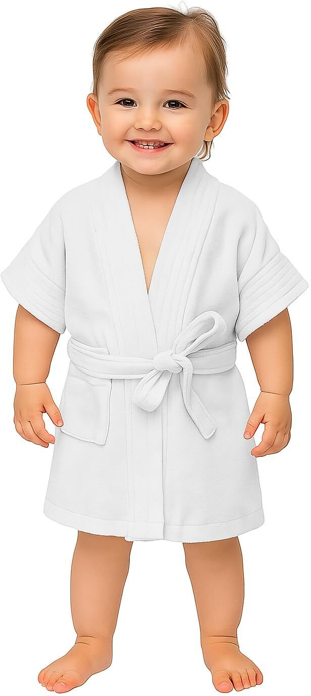 creeva White Large Bath Robe-picture-26