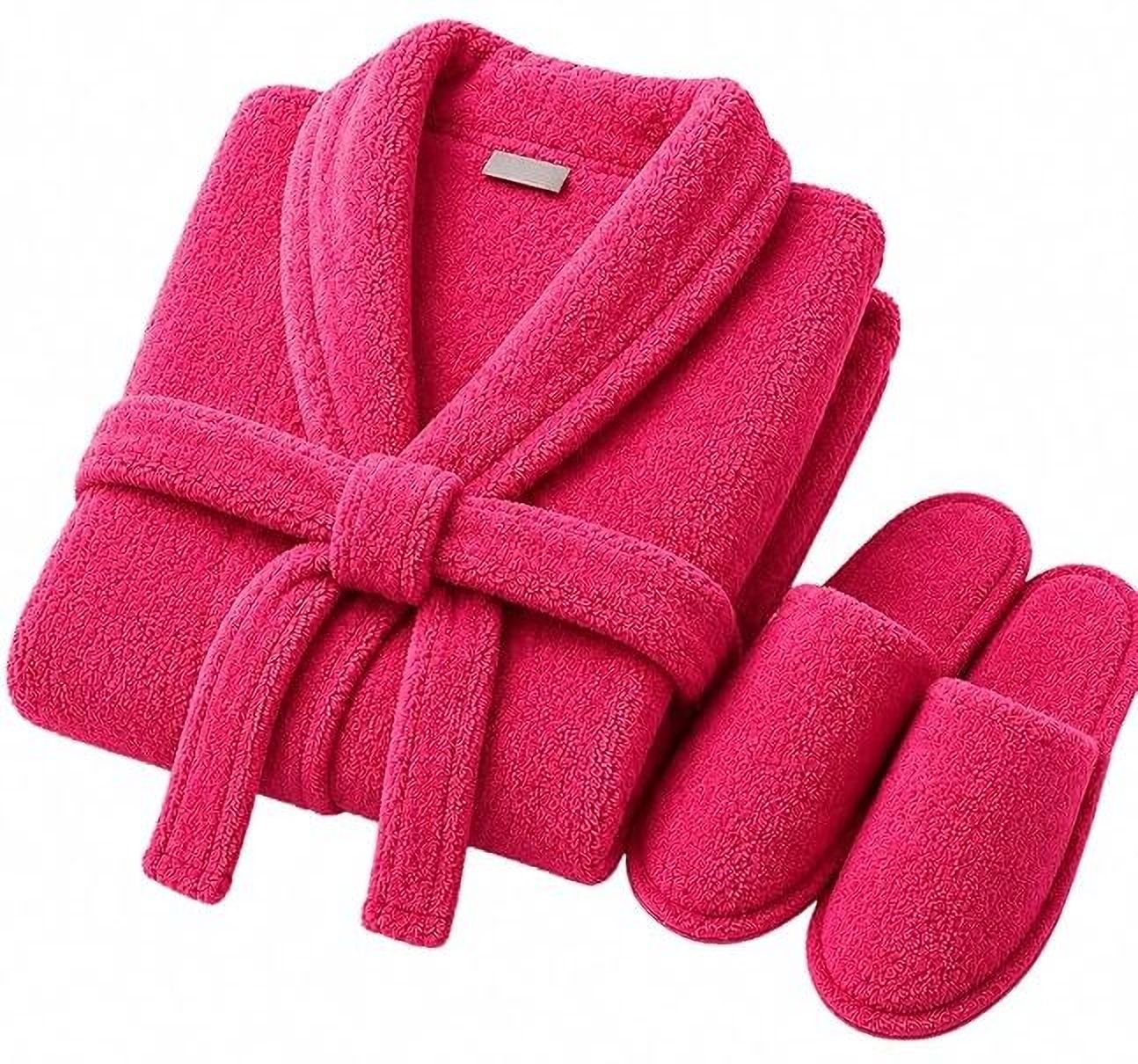 sonika bothra Pink Free Size Bath Robe-picture-10