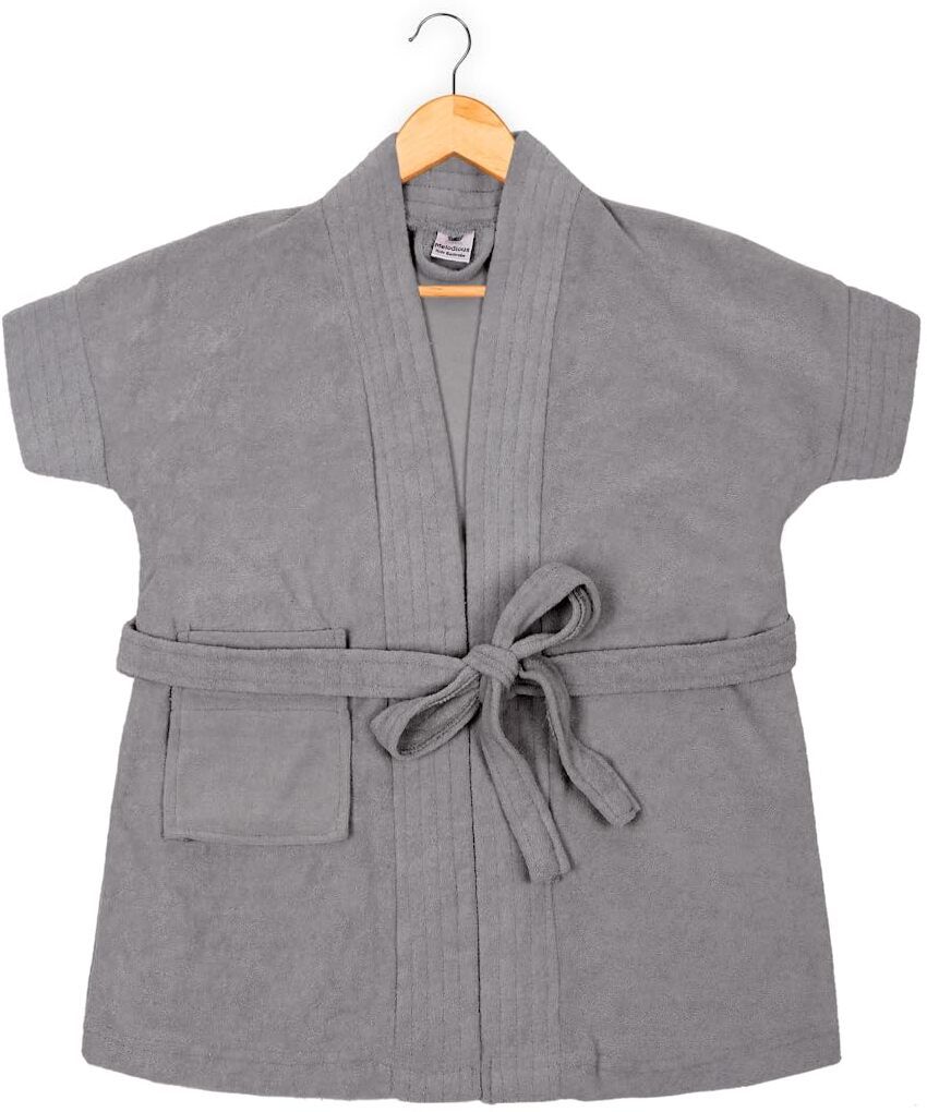 Grey Medium Bath Robe-image-3