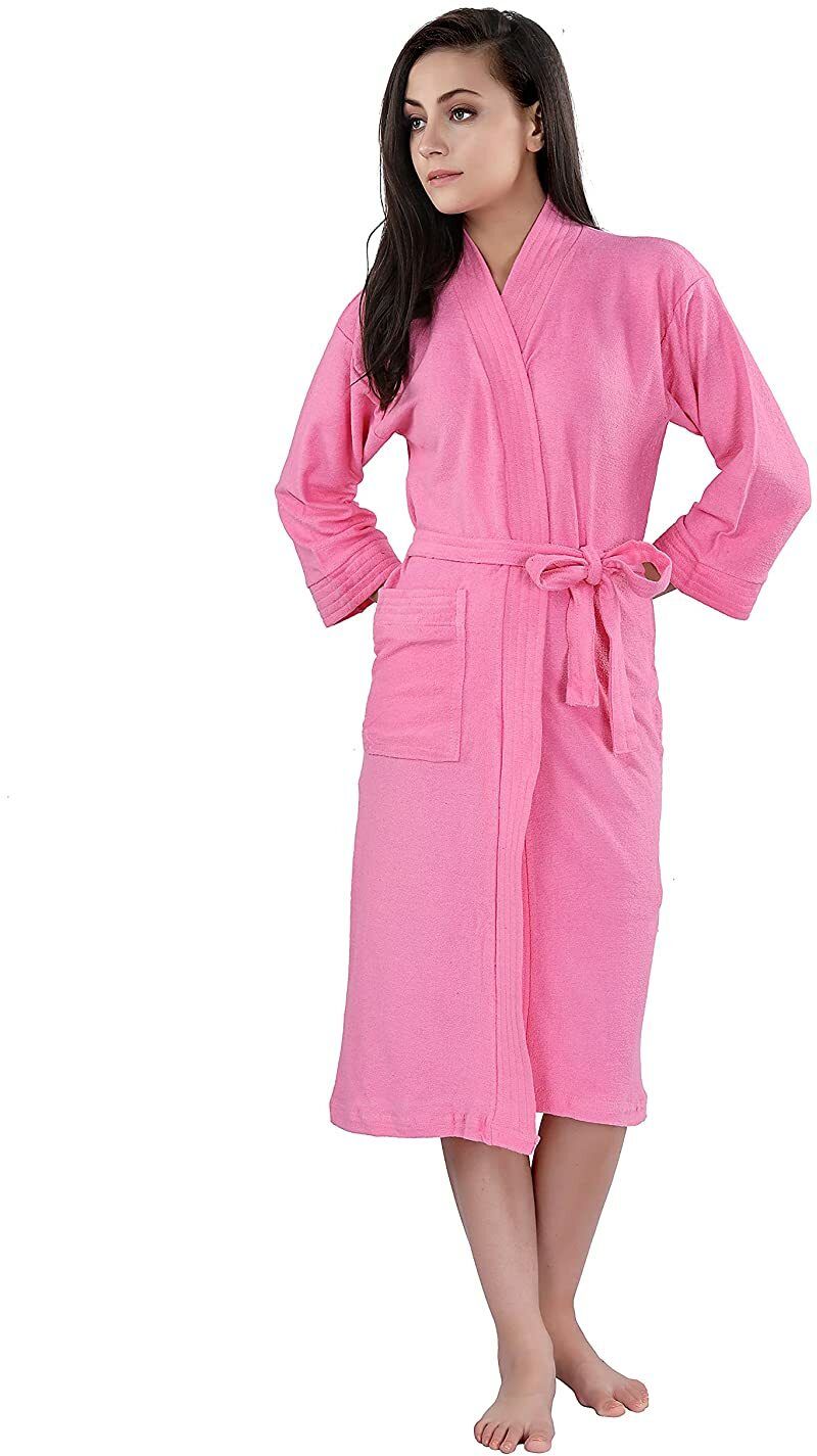 Baby Pink Large Bath Robe-image-12