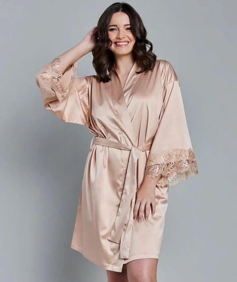 cotovia Beige Large Bath Robe-picture-12