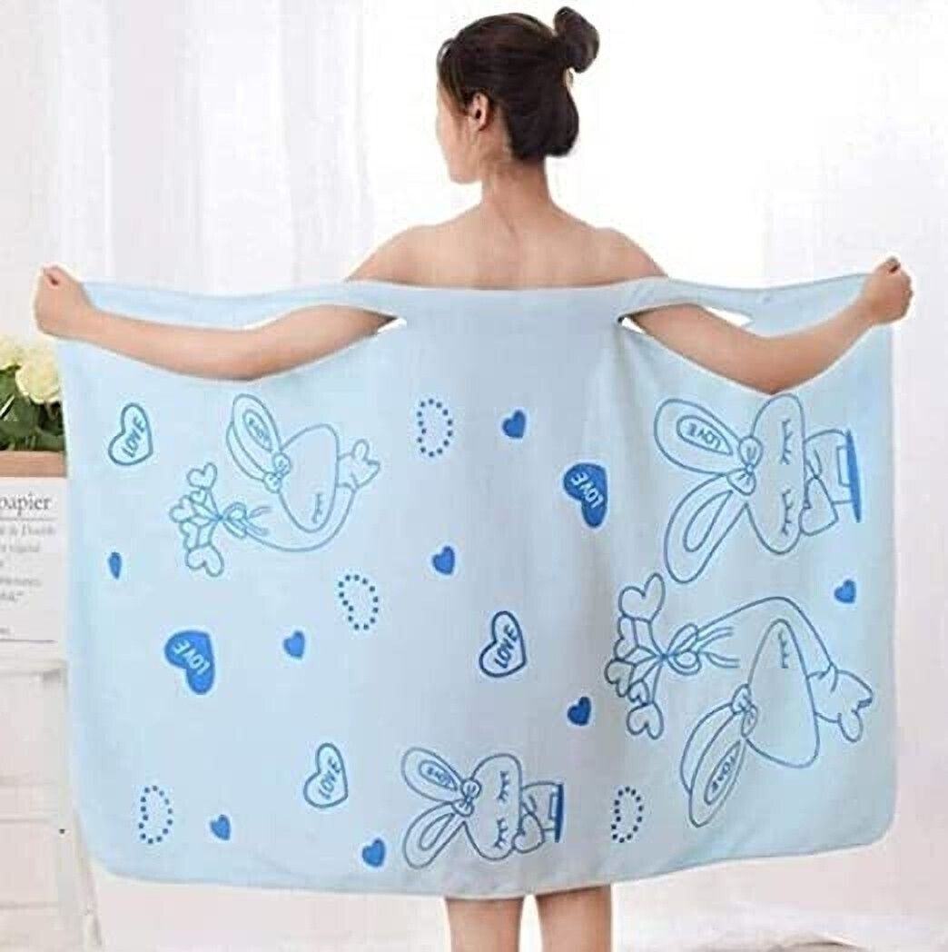 Multicolor Free Size Bath Robe-image-19