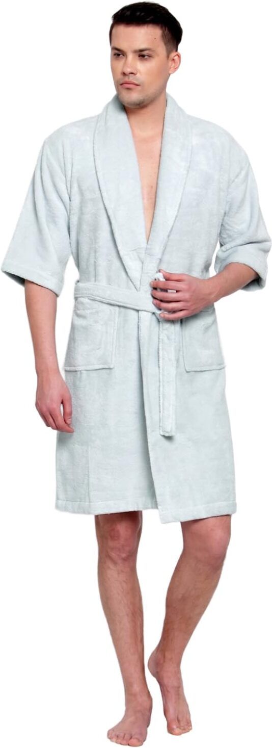 creeva Light Blue Large Bath Robe-picture-33