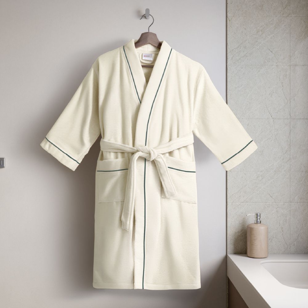 White Large Bath Robe-image-4