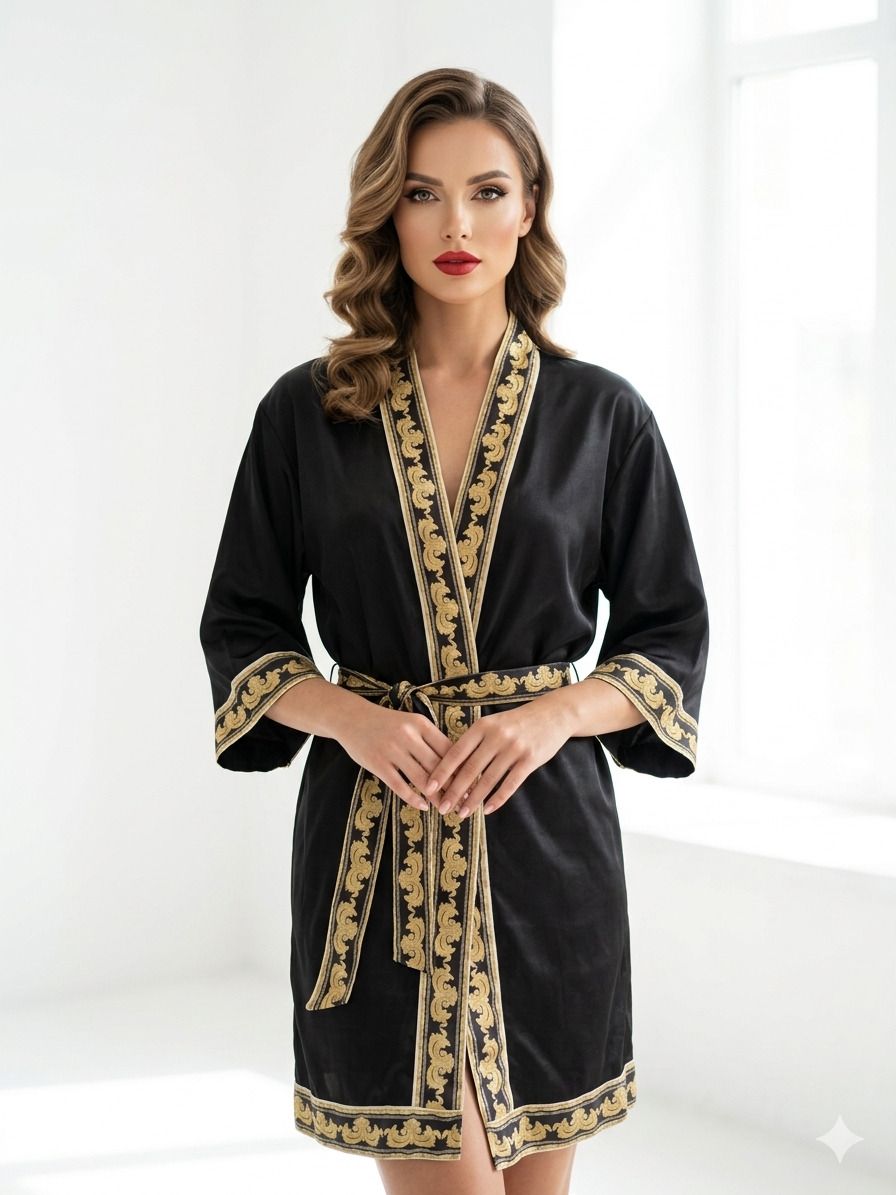 Black XL Bath Robe-image-15