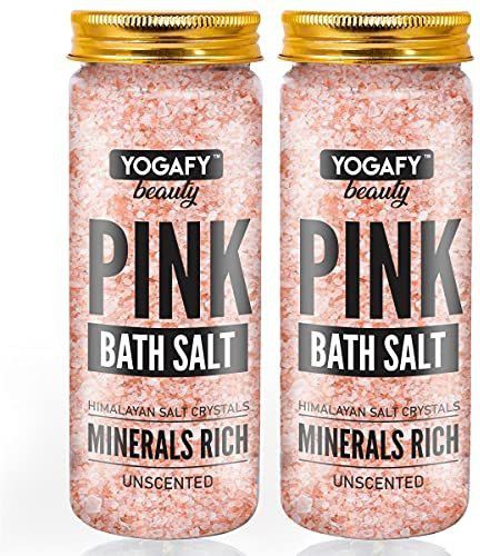 Himalayan Pink Bath Salt For Body Spa - PACK OF 2 (350g+350g) ||Jar Pack||-image-25