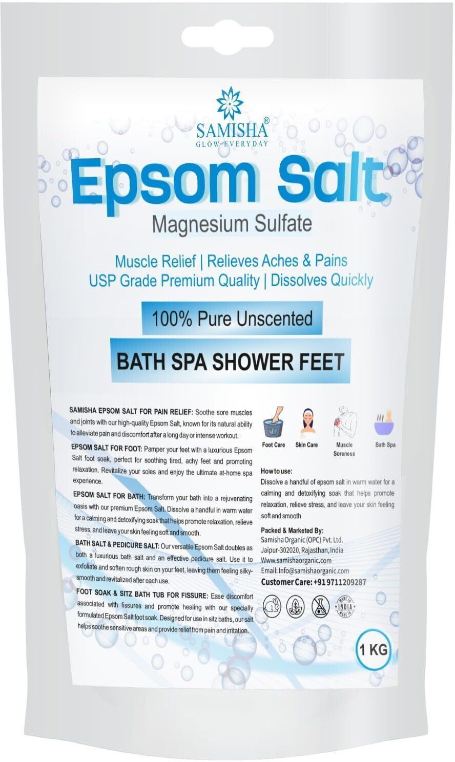 USP Grade Premium Quality Epsom Salt for Muscle Relief | Aches & Pains-image-28