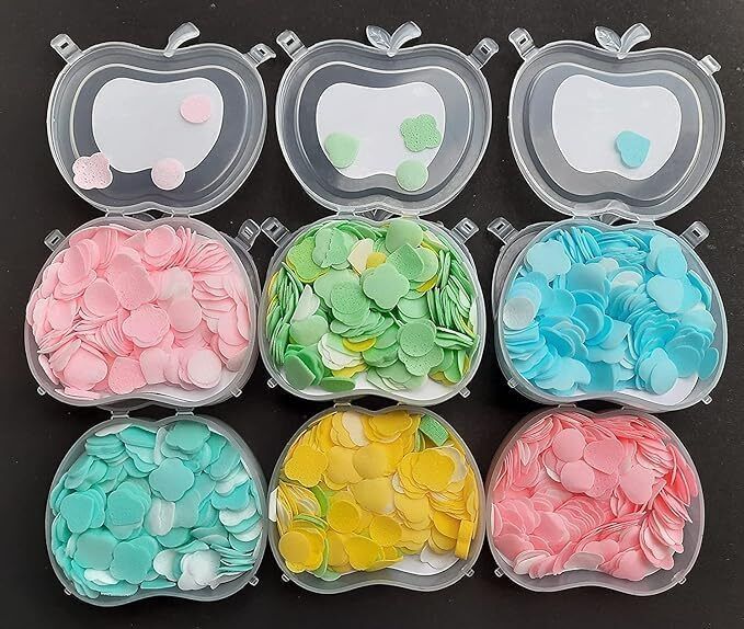 the urs hub Apple Shape Colourful Paper Craft-picture-27