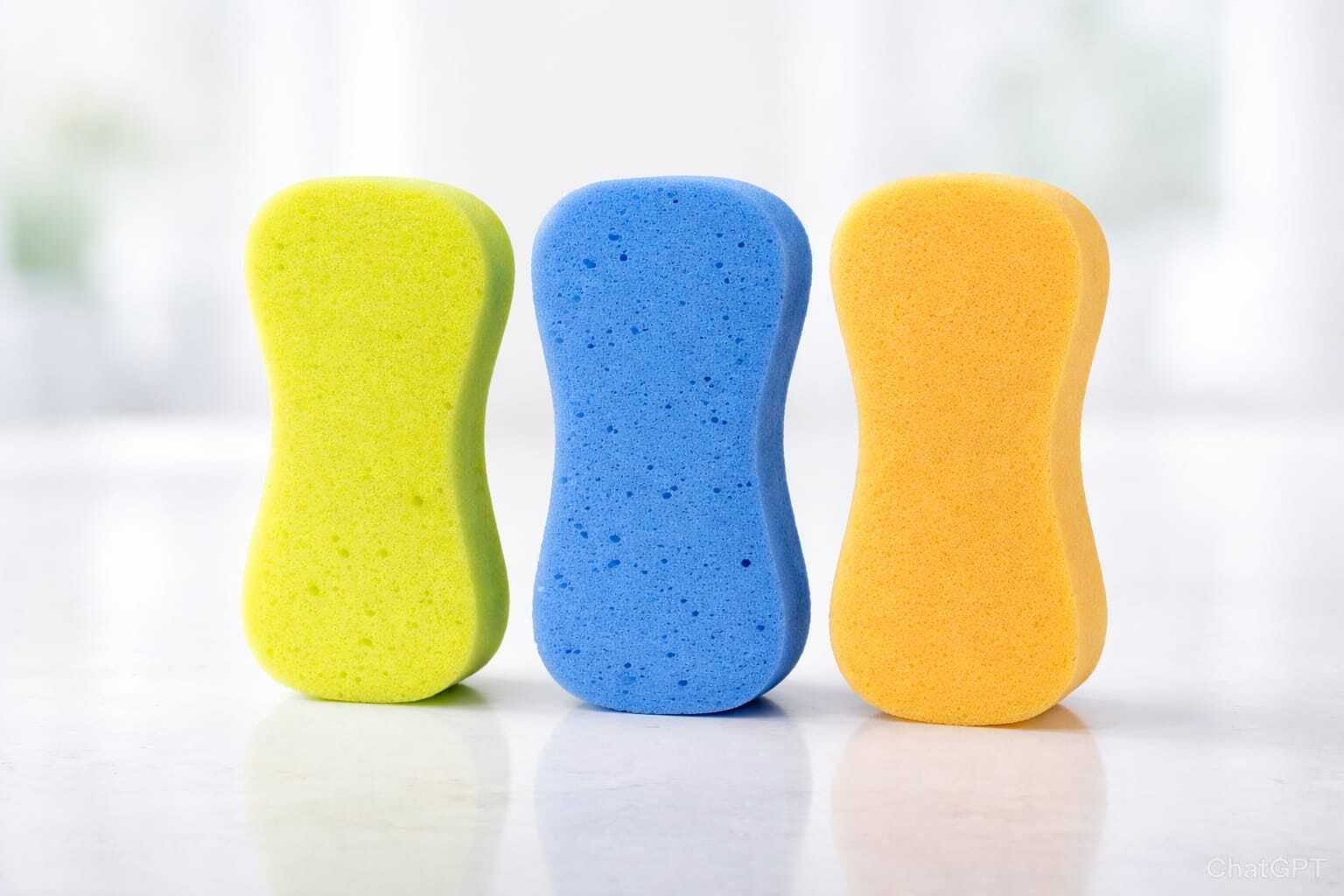 prashi trading Car Wash Sponges, Extra Thick Large Cleaning Sponge Set, Multi Purpose-picture-18