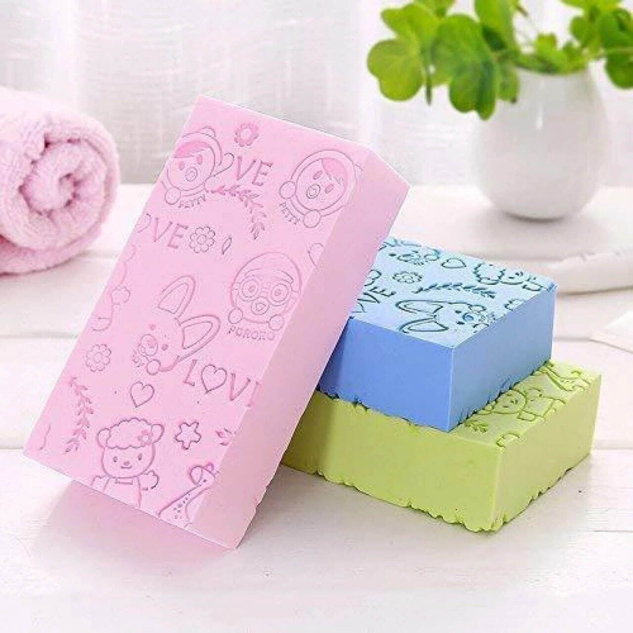 v&vs Ultra Soft Exfoliating Sponge, Bath Sponge For Shower, Dead Skin Remover Sponge-picture-29