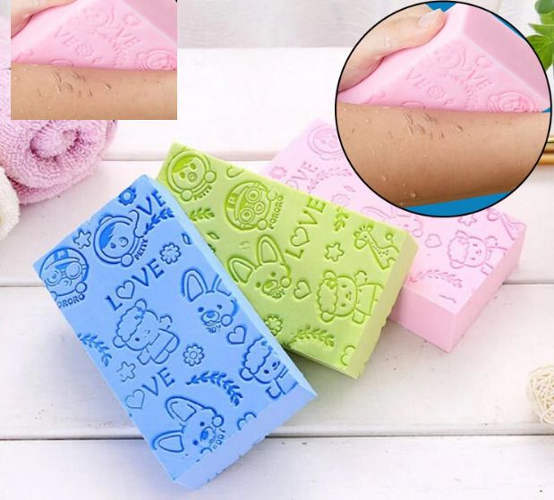 auraaq Asian Bath Sponge For Shower , for Bathing Pack of 4-picture-43