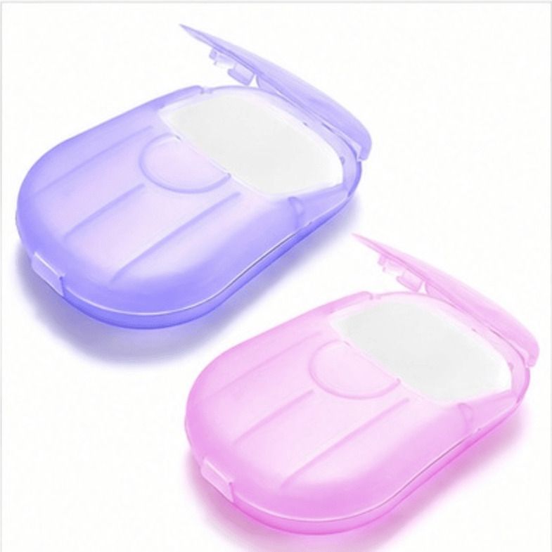 Portable Hand Wash Paper Soap Sheets with Storage Case, Pack of 2-image-47