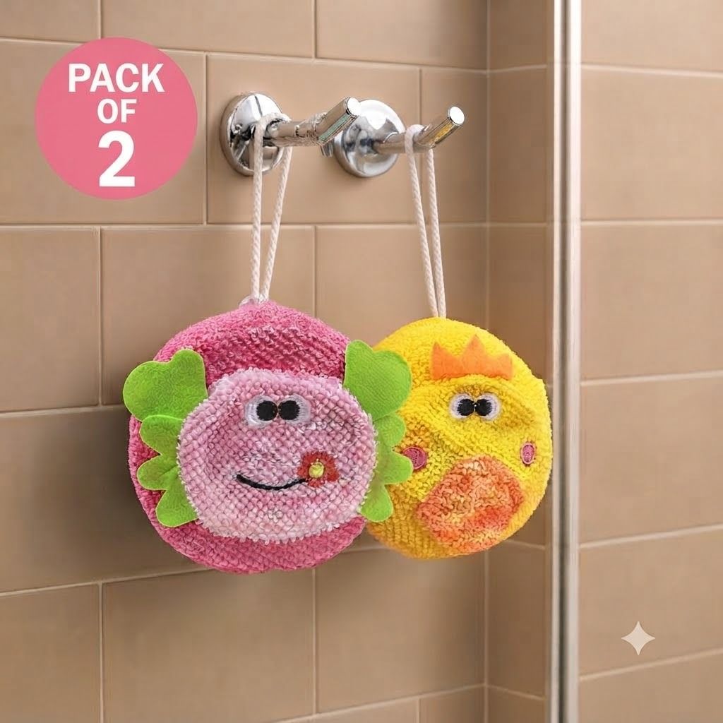 kudowhirl Kid Bath Sponge Cleaning Body Shower Loofah Bathing Soft Exfoliate Wash Scrubber-picture-48