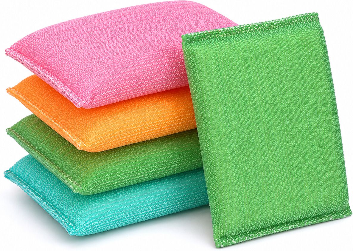 oenza Multi-Purpose Kitchen Scrub Pad for Utensils (5 PCS)-picture-21