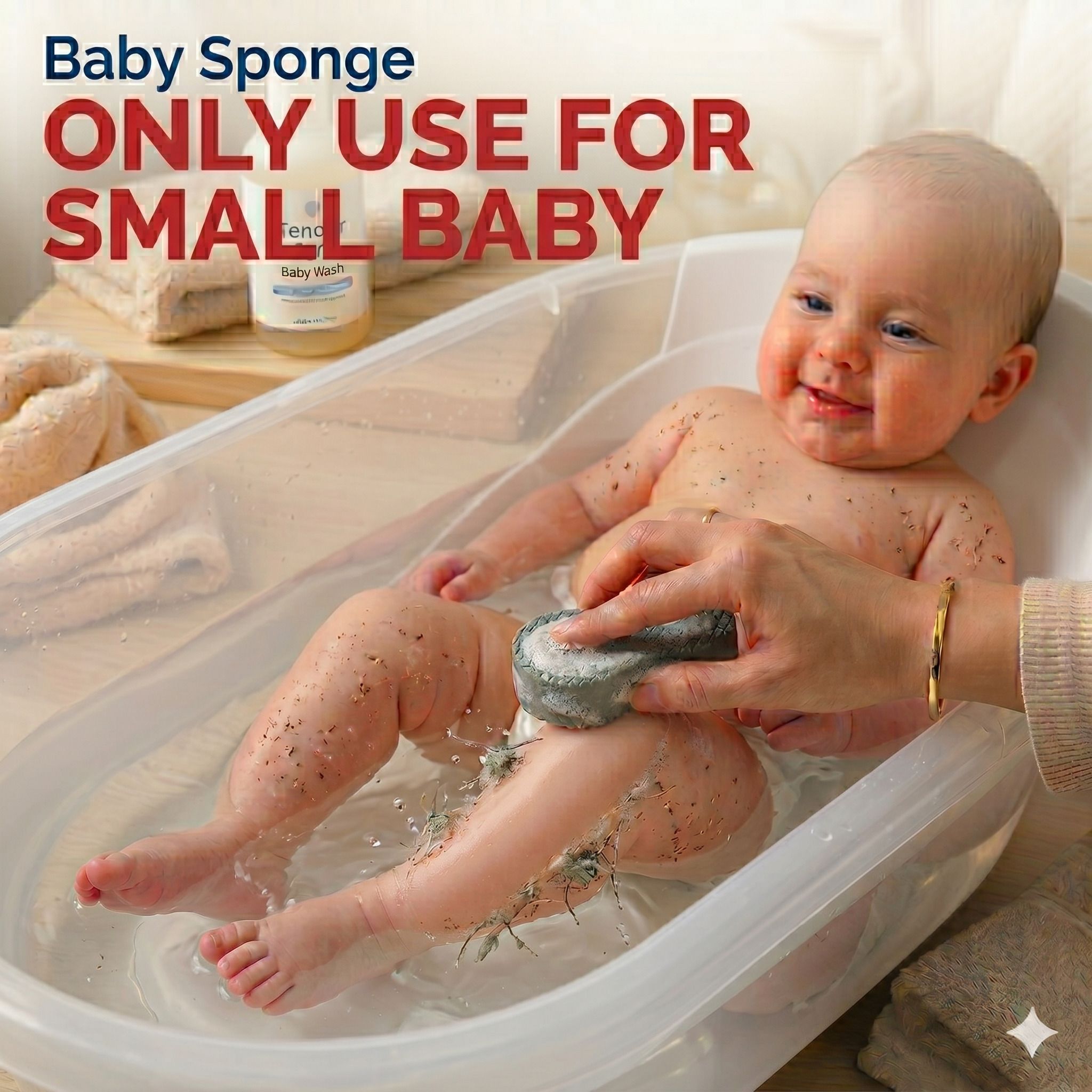 prime kitchen store india BabySoft Gentle Bath Sponge-picture-35