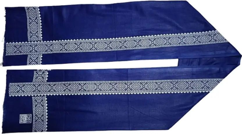 Printed Pure Cotton Men Blue Scarf-image-39