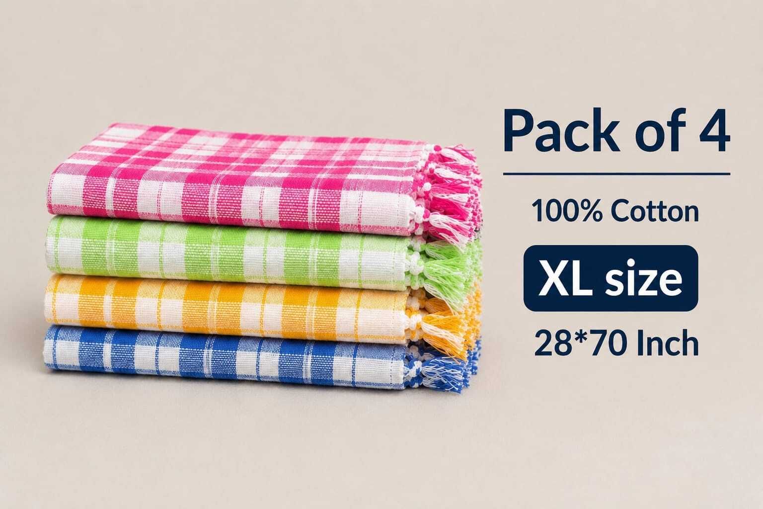 Cotton 500 GSM Bath, Beach, Face, Hair, Hand, Sport Towel-image-41