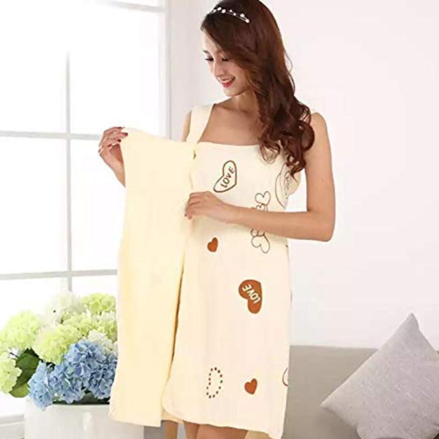 vrdh Multicolor Free Size Bath Robe-picture-25