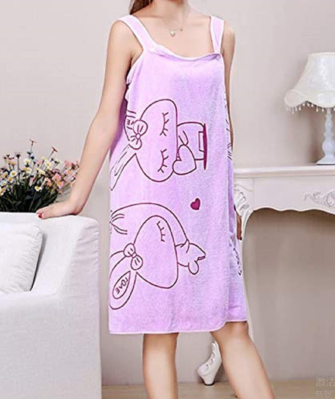 vrdh Multicolor Free Size Bath Robe-picture-6