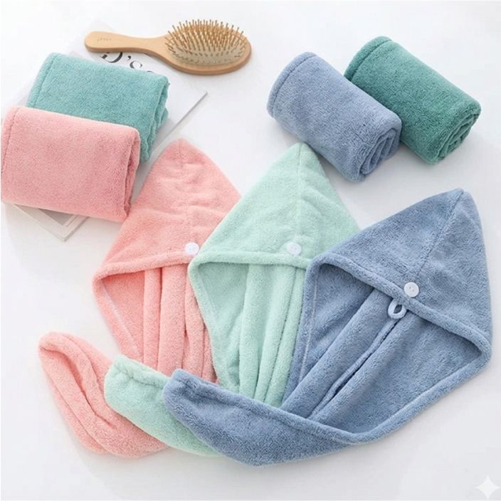 votgrid Microfiber 500 GSM Face, Bath, Hair Towel Set-picture-25