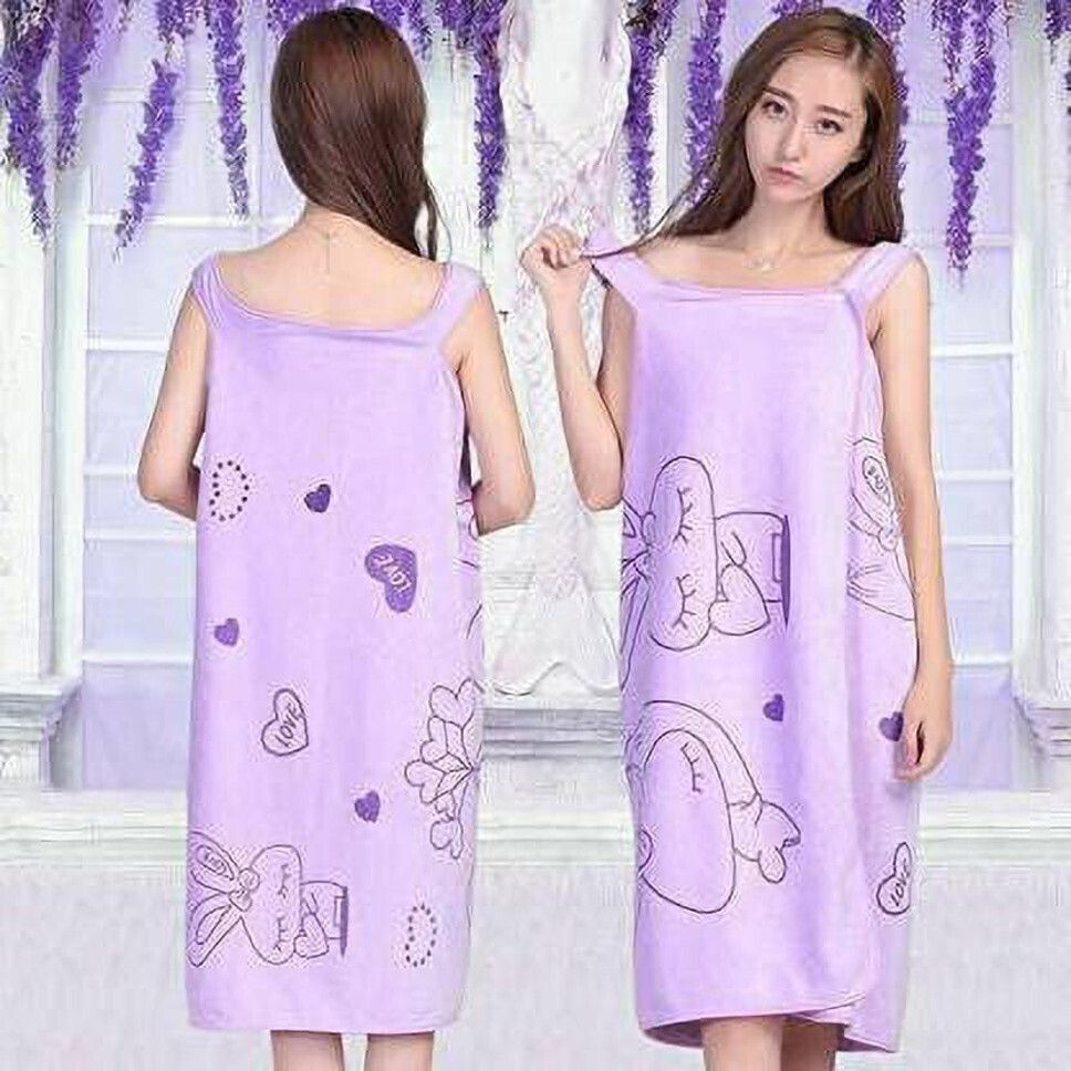 vrdh Multicolor Free Size Bath Robe-picture-17