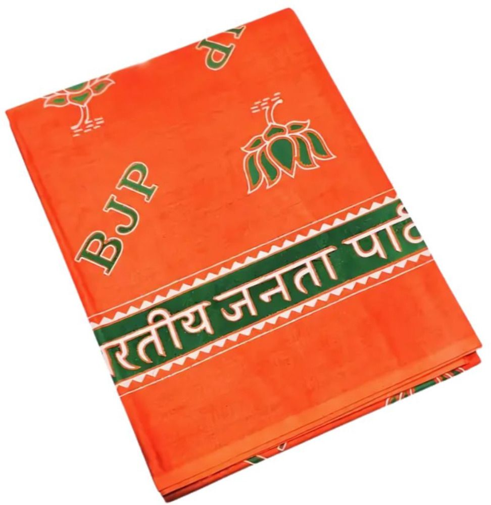 Printed, Floral Print, Geometric Print Pure Cotton Men Orange Fancy Scarf, Scarf, Stole-image-37