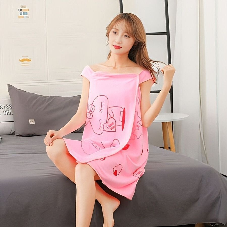 shrey Multicolor Free Size Bath Robe-picture-23