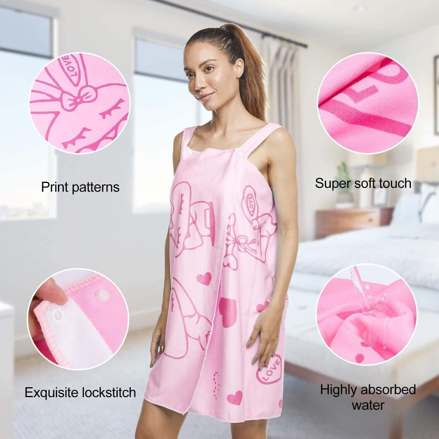 vrdh Multicolor Free Size Bath Robe-picture-29