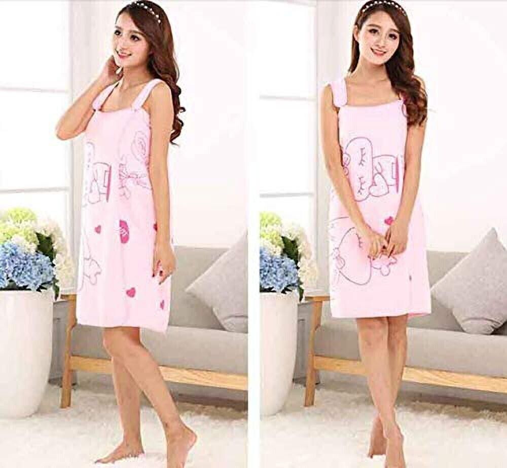 sjk Multicolor Free Size Bath Robe-picture-16