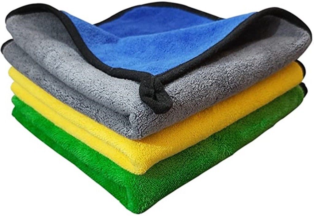 welltech Lint Free Dual Sided Vehicle, Glass & floor Cleaning Cloth MCt40x2.135 Wet and Dry Microfiber Cleaning Cloth-picture-1