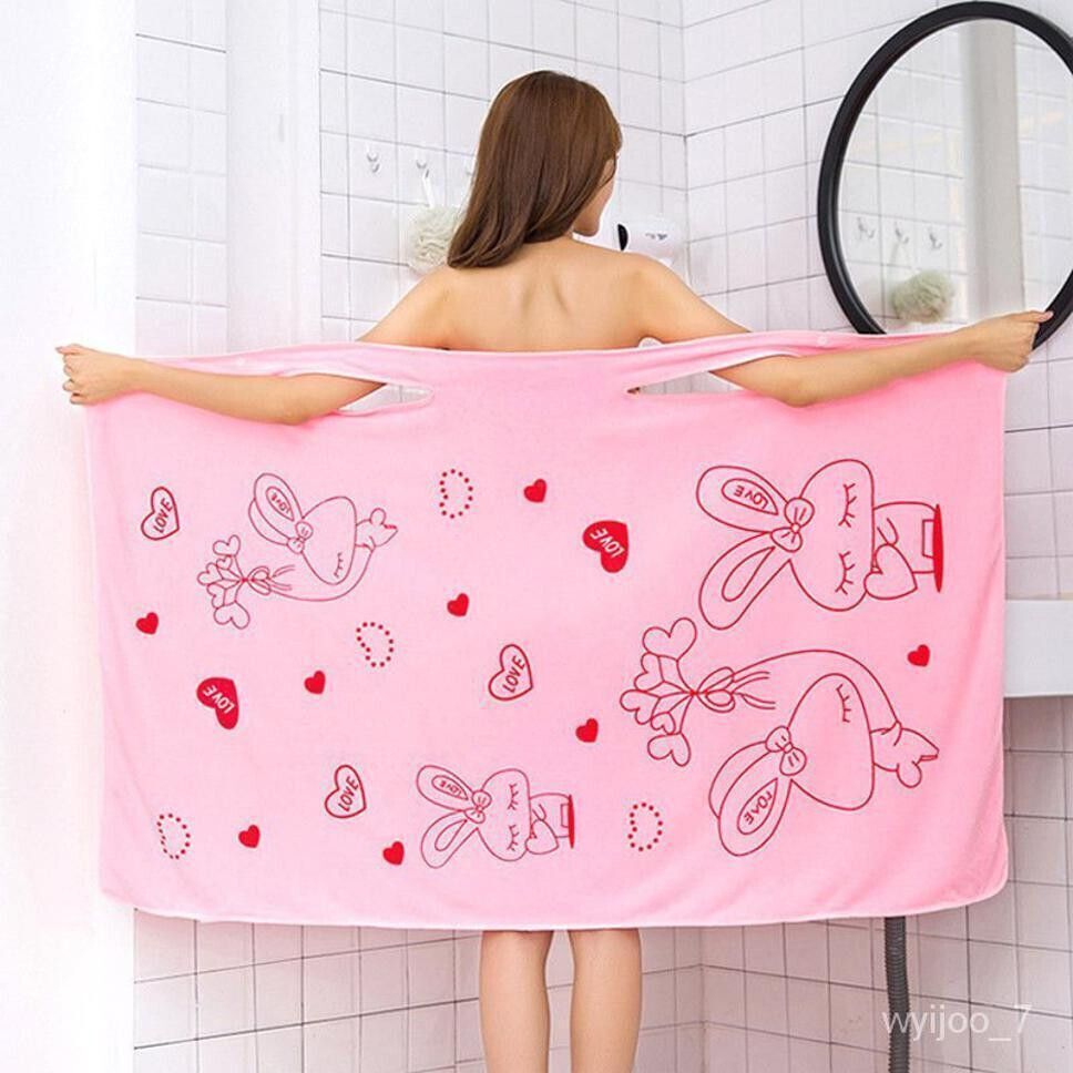 Multicolor Free Size Bath Robe-image-18