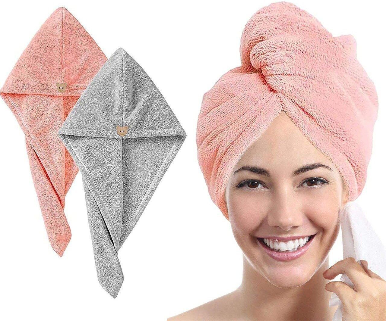 Cotton 500 GSM Bath, Hair, Beach Towel-image-16